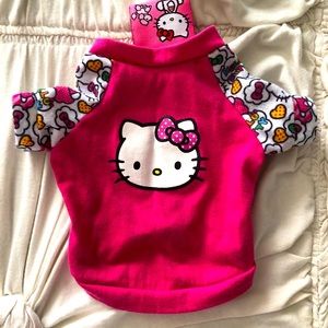 Sanrio hello kitty tee for Yorkshire terrier